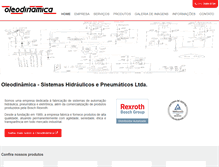 Tablet Screenshot of oleodinamica.com.br
